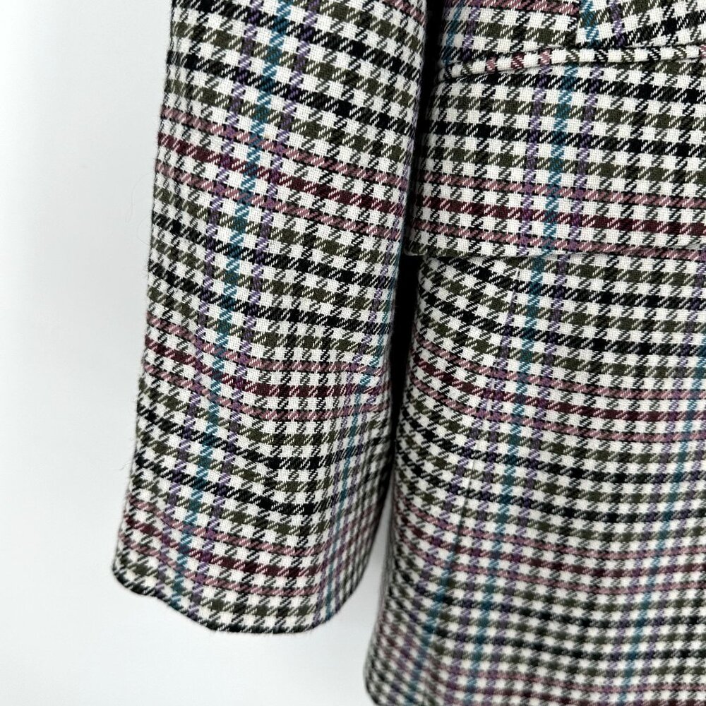 Talbots Blazer Women's Houndstooth Single‎ Button Size 14 - Picture 2 of 6